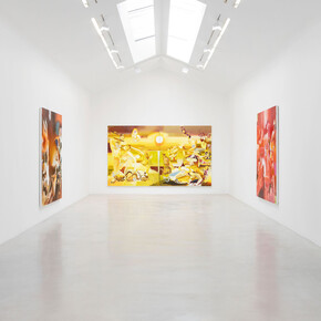 Katherina Olschbaur, Sweet expulsion, exhibition view. Courtesy of Perrotin Gallery