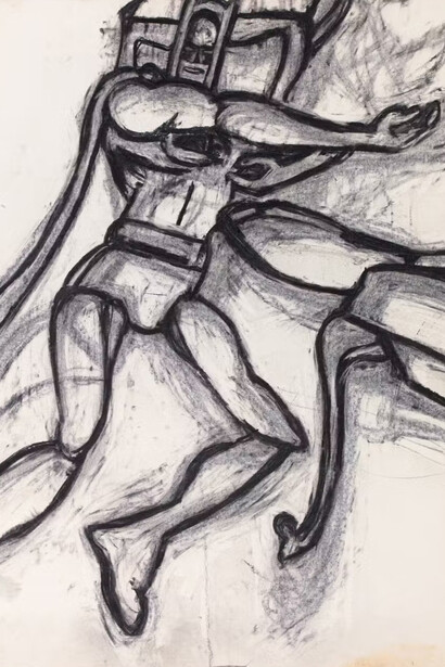 Joyce Pensato, Untitled (detalle), circa 1976. Cortesía del Institute of Contemporary Art