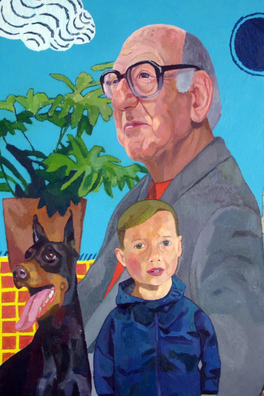 Grandpa's Garden, Oil on canvas, 2015, 50 x 40cm