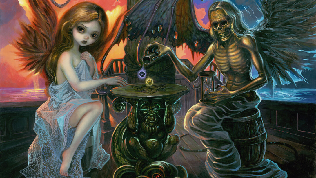 Jasmine Becket-Griffith, Ancient mariner (detail). Courtesy of Corey Helford Gallery