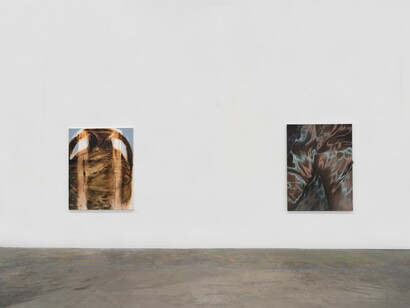 Liang Fu, Chantal Khoury, Daniel Pitín, Nadia Waheed, exhibition view. Courtesy of Nicodim Gallery
