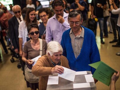 Colegio electoral en España