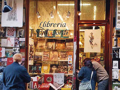 Librería Sant Jordi calle Ferran, Barcelona, España