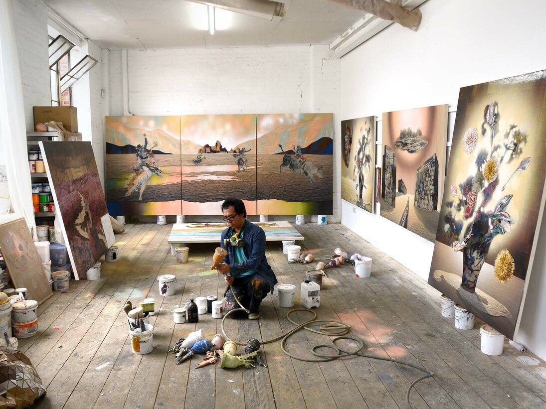 Gordon Cheung studio, courtesy Edel Assanti, copyright Gordon Cheung