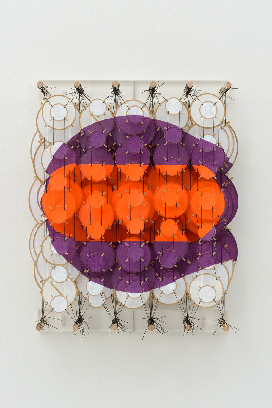 Jacob Hashimoto, The Axiom,
2015,
57 x 43 x 20 cm,
bambù, dacron, carta,
nylon, acrilico e pigmenti
/ bamboo, dacron, paper,
nylon, acrylic and pigments,foto Michele Alberto Sereni, courtesy Studio la Città