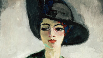 Woman in a Black Hat, Kees van Dongen, 1959