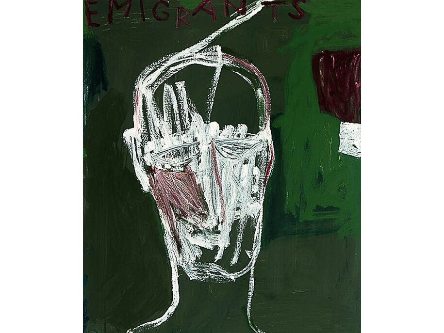 Marek Szczesny, Etrangers, 2012, oil on canvas, 115 x 90 cm, Copyright the artist, Courtesy l’étrangère