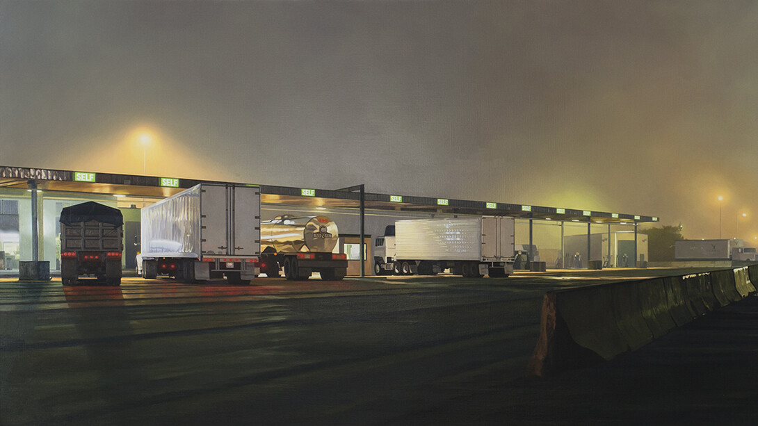 Stephen Fox, Landscape with multiple selves (detail), 1989. Courtesy of Louis K. Meisel Gallery