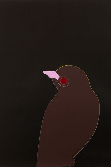 Gary Hume, Paradise Five, 2012, Linocut, 50 × 36 in / 128 × 93 cm, Edition of 56, courtesy of Eleven, London 
