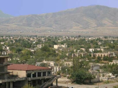 El pueblo de Agdam en Nagorno-Karabaj