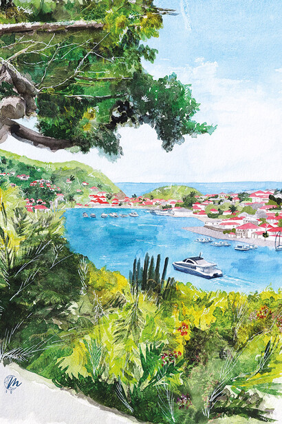 Julie Fumat, Gustavia, 2024. Courtesy of Space Gallery St Barth 