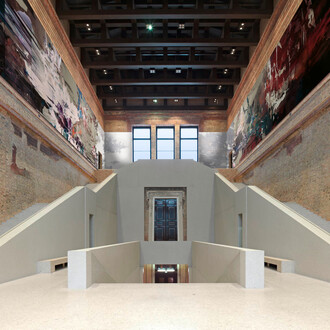 Michael Müller, Dioskuren. Der geschenkte tag, ausstellungsansicht. Mit freundlicher genehmigung des Neuen Museums