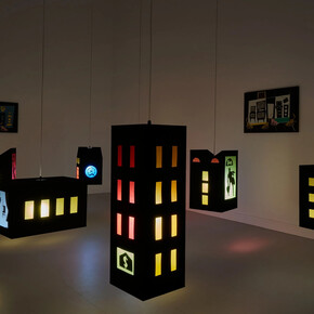 Julian Irlinger, Sleepwalkers, exhibition view. Courtesy of Galerie Thomas Schulte