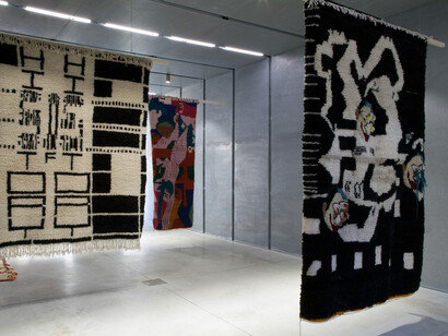 Rug Trip I: Morocco, Exhibition view. Courtesy of Plusdesign