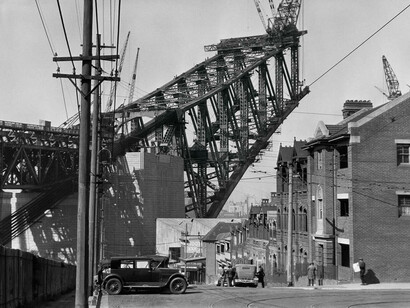 Sydney Harbour Bridge from the South Side. 1930, Australia. Modern Digital Print. © E.O. Hoppé Estate Collection/Curatorial Assistance