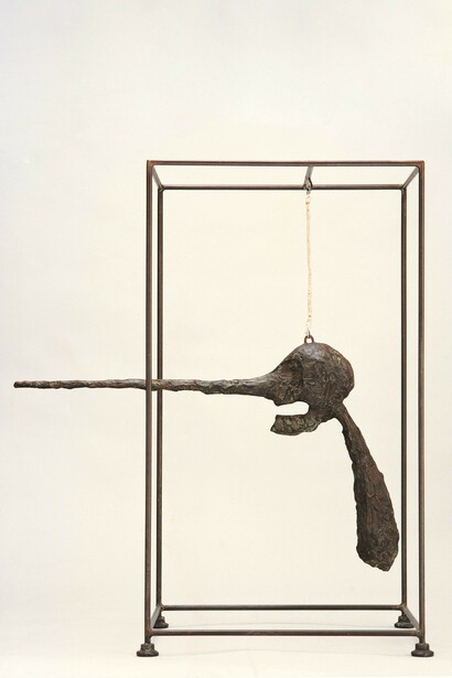 Alberto Giacometti “The Nose” Bronze, 1947, Osaka Shinkansen Museum