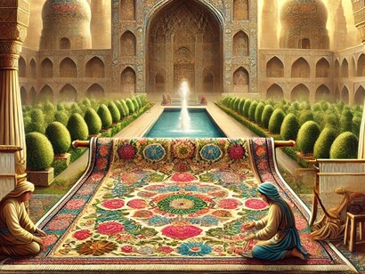 Una ricostruzione della fabbricazione del tappeto in epoche antiche