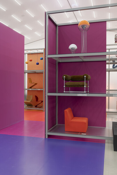 Verner Panton, Form, farbe, raum, ausstellungsansicht. Mit freundlicher genehmigung des Vitra Design Museums