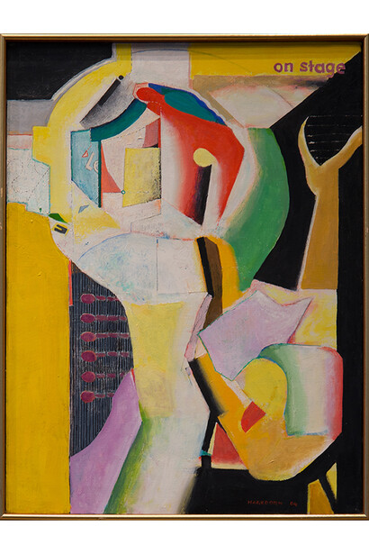Karl Hagedorn, On Stage, 2004, o/c, 24 x 18 in