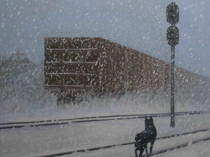 Aleksey Kharitonov, Cold. Courtesy of Erarta Museum