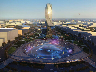 Astana, Kazakhstan, rendering dell'Expo 2017