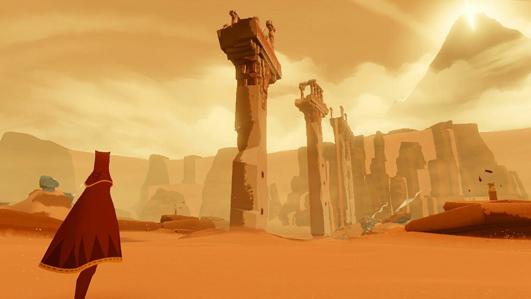Jenova Chen, Journey, video game, 2012.
Courtesy thatgamecompany Inc.