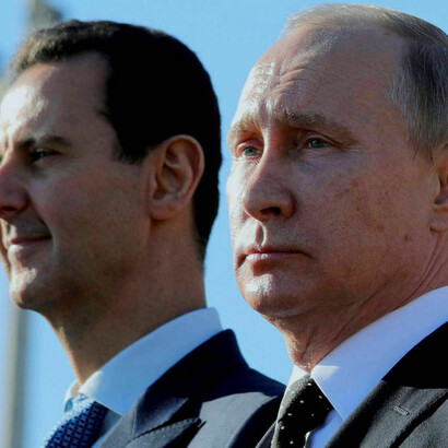 Al-Ásad con Putin