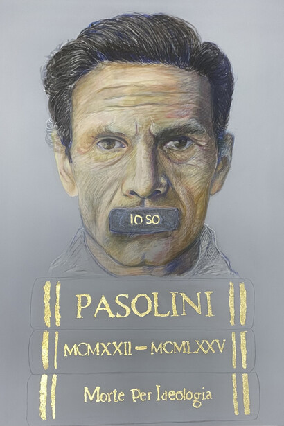 Guglielmo Battistini, Io so, pastelli su carta, cm 50x70