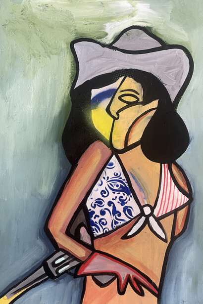 Ben Brough, Sharp Shootin Shot of Whiskey. Courtesy of Bruno David Gallery