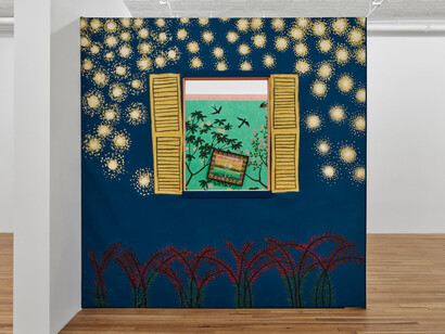 Hollis Sigler, Mysterious delights of my heart, exhibition view. Courtesy of Andrew Kreps Gallery