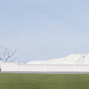 Lauren Marsolier, Landscape with Lawn, 2012, 91,4 x 137,1 cm Ed. 1/7 +1 A.P. 60,9 x 91,4 cm Ed. 1/7 +1 A.P. impression pigment sur papier archive