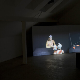 Ana Rebordão, Within a kiss, exhibition view. Courtesy of Meno Parkas Gallery