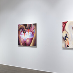 Ariane Hughes, Don’t Cry Because It Happened, Smile Because It’s Over, 2023, installation view. Courtesy of the artist and Steve Turner, LA