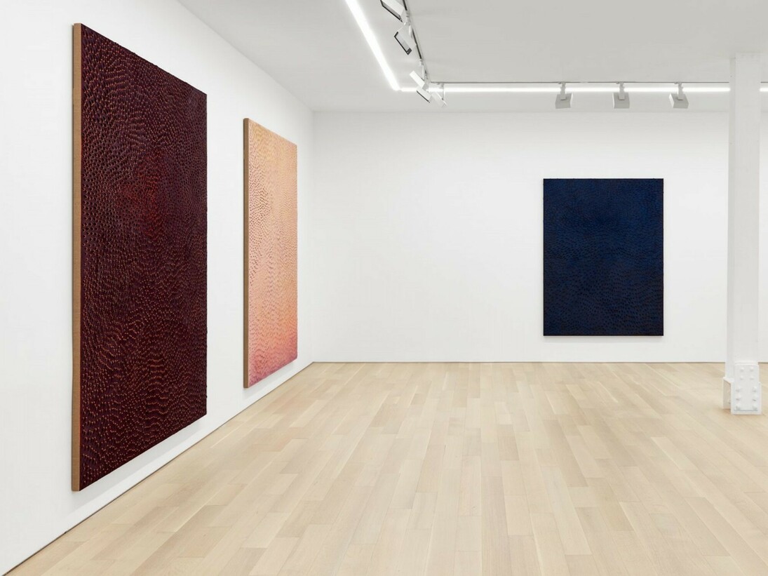 Jennifer Guidi, exhibition view. Courtesy of Almine Rech Gallery