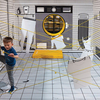 Let's move: get active space! Exhibition view. Courtesy of the Olympic Museum