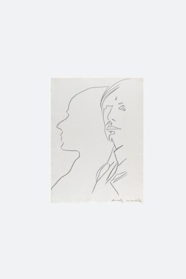 Andy Warhol and Eduardo Paolozzi. Courtesy of National Galleries of Scotland