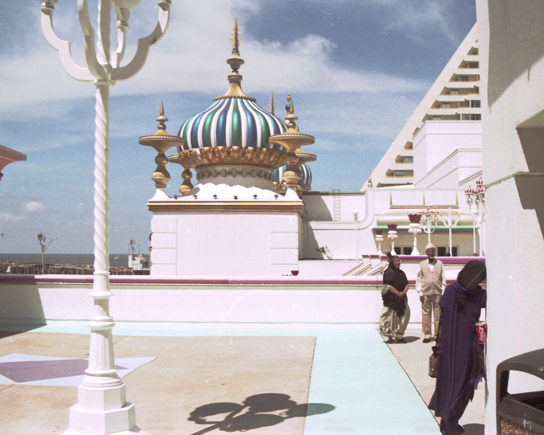 Allan deSouza (b. 1958 in Nairobi, Kenya. Lives and works, in Los Angeles, CA) Rumpty-Tumpty Series #5–7, 1997/2017, Digital prints from film. Each H. 20 x W. 30 in. (50.8 x 76.2 cm). Courtesy of the artist and Talwar Gallery, New York and New Delhi