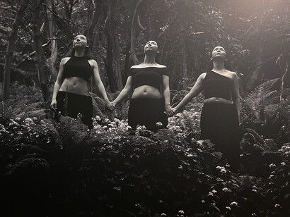 Photographed by Krysten Resnick, Members of the LSHO, Estefania, Akino, and Satomi. Courtesy of Pitt Rivers Museum
                