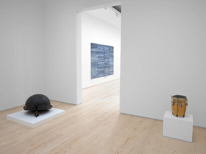 Jamal Cyrus, how you sound, exhibition view. Courtesy of Inman Gallery