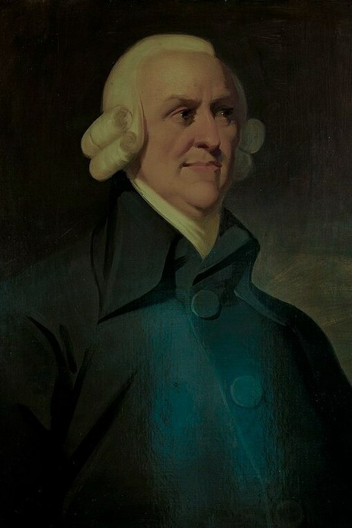 Adam Smith, pensador e economista escocês que apoiava a ideia da escola liberal