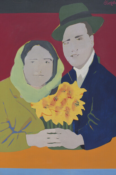 Beatriz González, Los suicidas del sisga III (detail). Courtesy of Barbican Centre