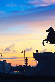 Explore the iconic Bronze Horseman monument in St. Petersburg, Russia, a must-see landmark showcasing historical and cultural significance
