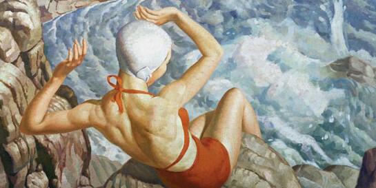 Spray, 1939, by Harold Williamson © Russell-Cotes Art Gallery & Museum. Photo credit: Russell-Cotes Art Gallery & Museum