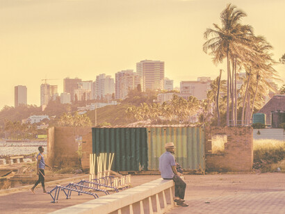 Avenida da Marginal en Maputo, Mozambique