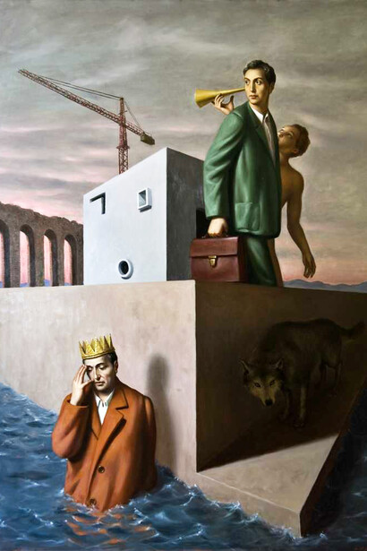 Stefano Di Stasio at the Museo Ettore Fico in Turin