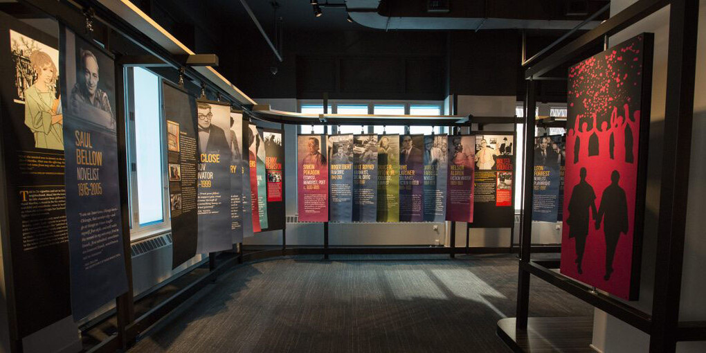 Wintrust Chicago Gallery. Courtesy of American Writers Museum