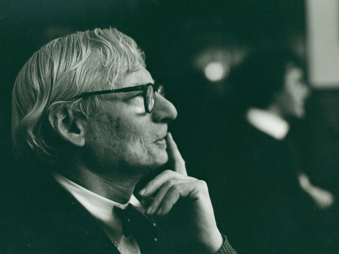 Louis Kahn, ca. 1972, Robert C. Lautman Photography Collection, National Building Museum