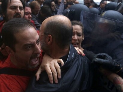 Durante el 1 de octubre se vivieron lamentables escenas en distintos puntos de la geografía catalana