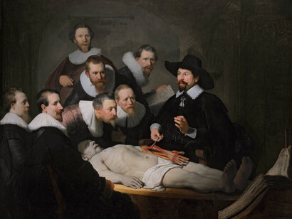 «La lección de anatomía del Dr. Nicolaes Tulp» (1632), Rembrandt 