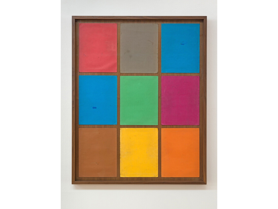 Thomas Rentmeister, Untitled, 2014, cardboard, wood, glass, 107 x 86 x 4,5 cm, Courtesy the artist and Sprovieri, London
